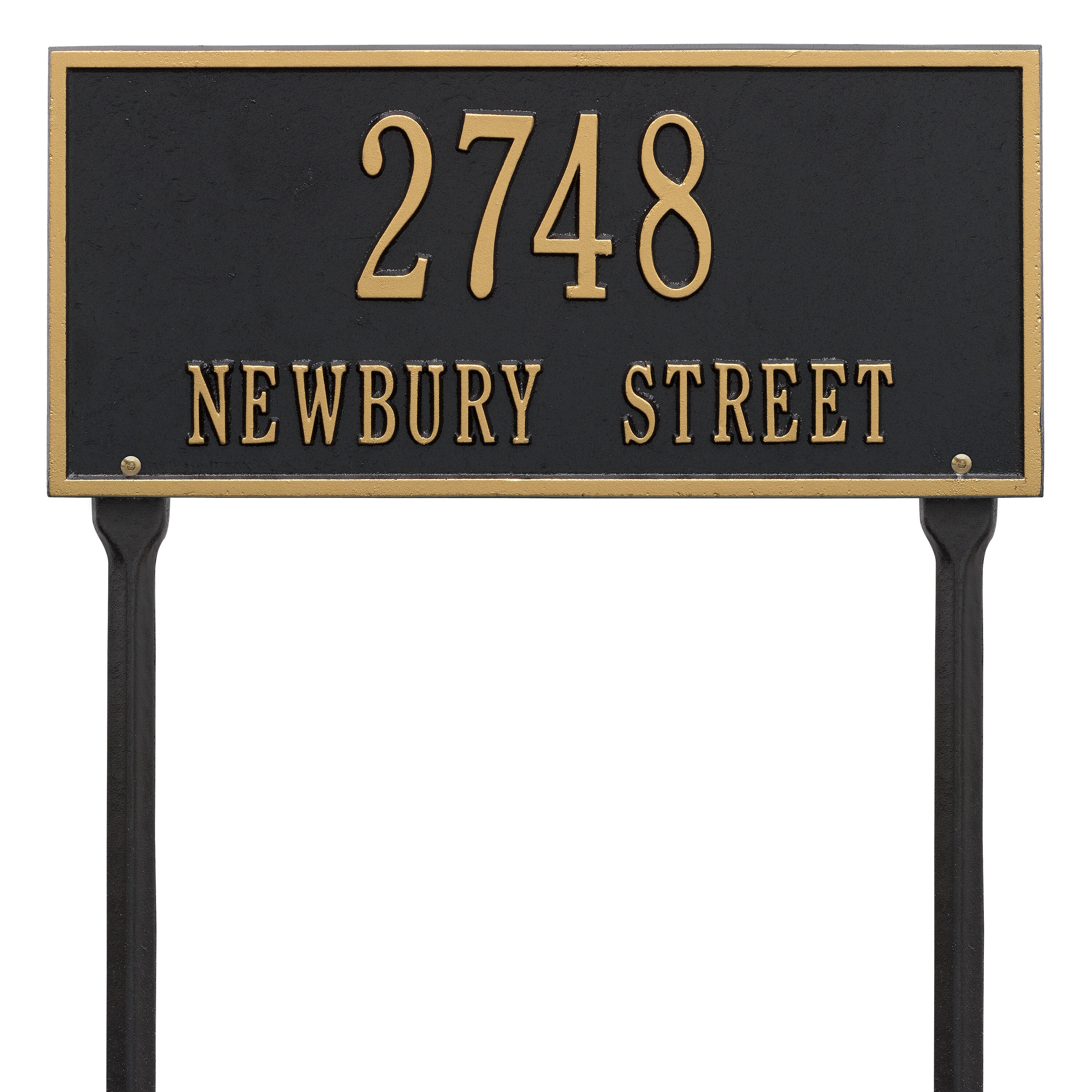 Hartford Standard Lawn Address Plaque