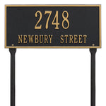 Hartford Standard Lawn Address Plaque
