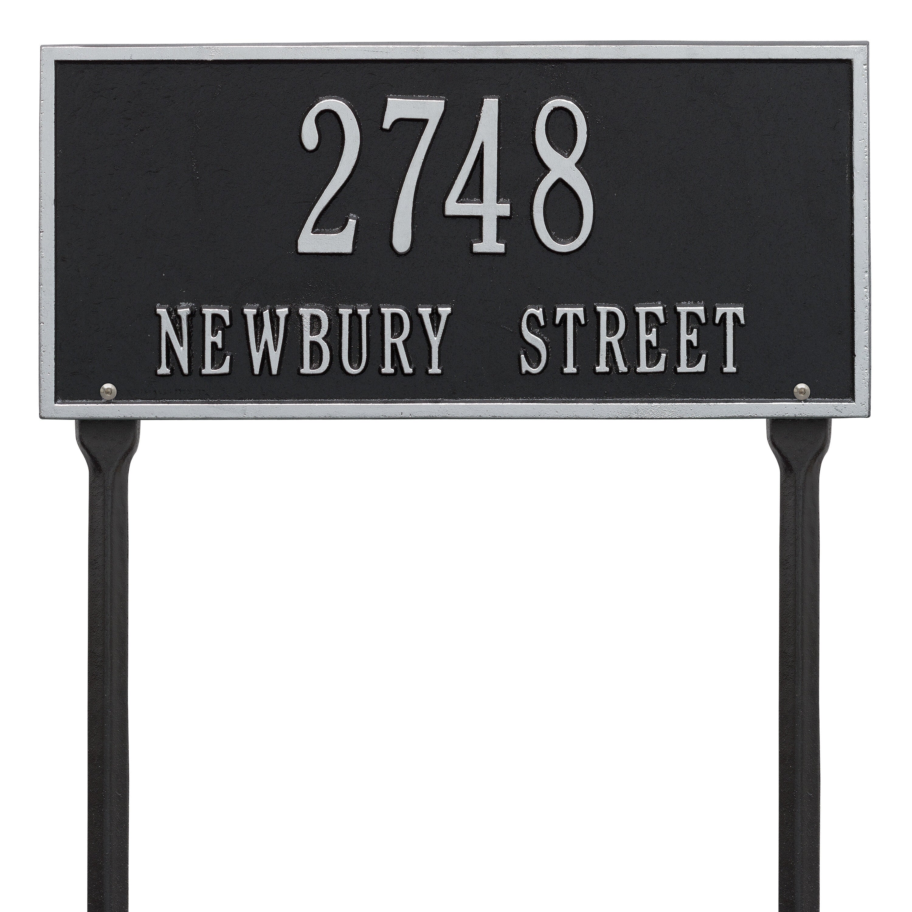 Hartford Standard Lawn Address Plaque