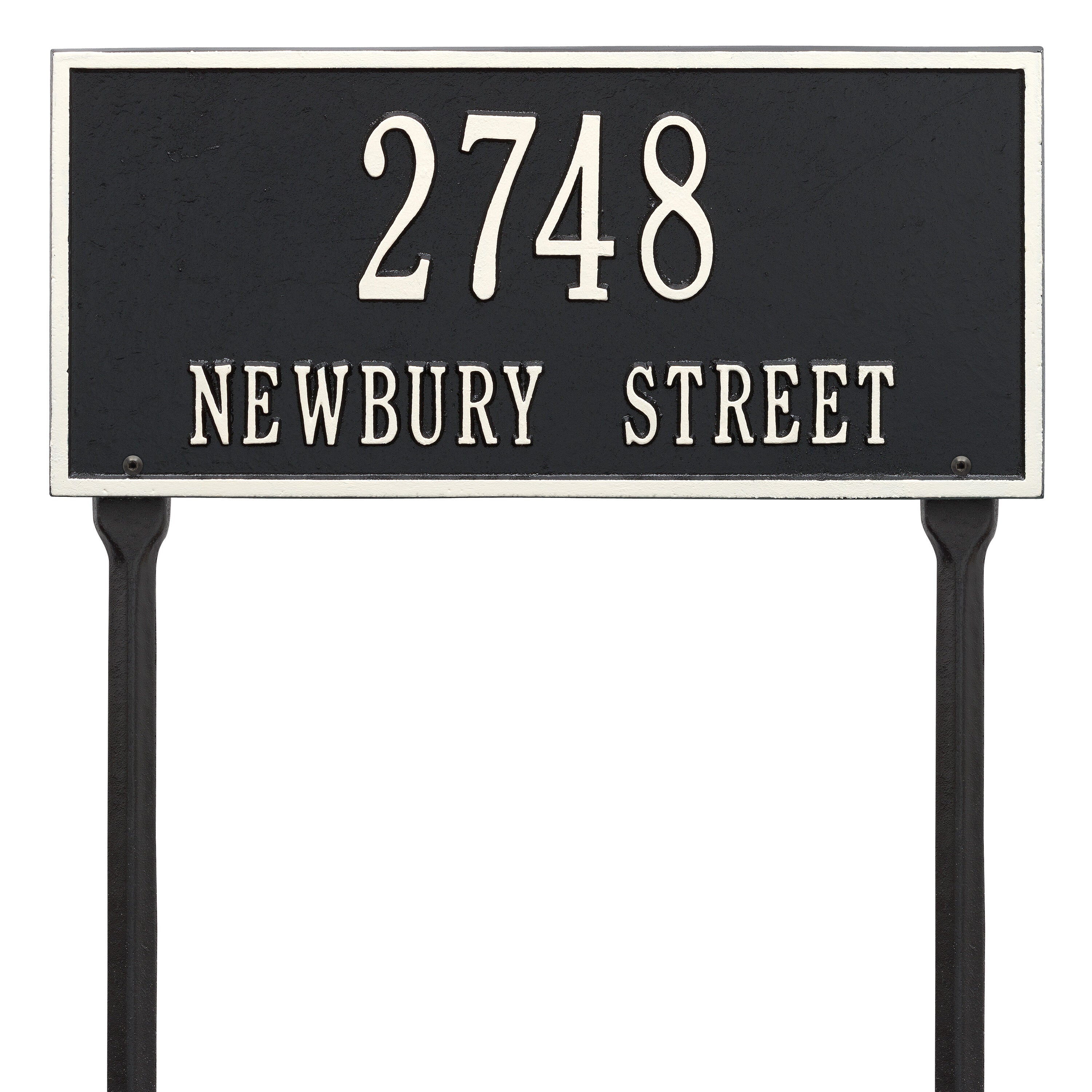 Hartford Standard Lawn Address Plaque
