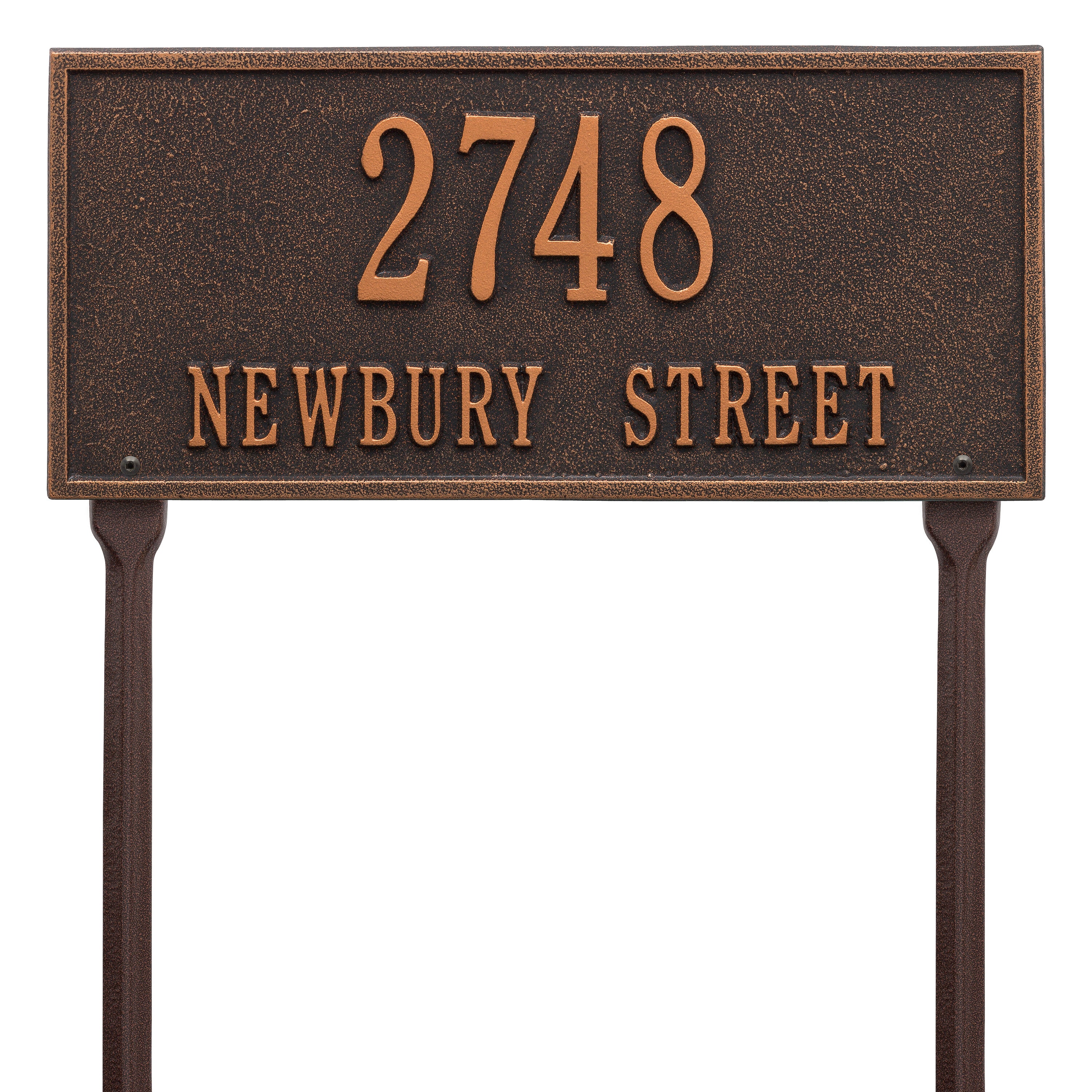 Hartford Standard Lawn Address Plaque