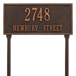 Hartford Standard Lawn Address Plaque