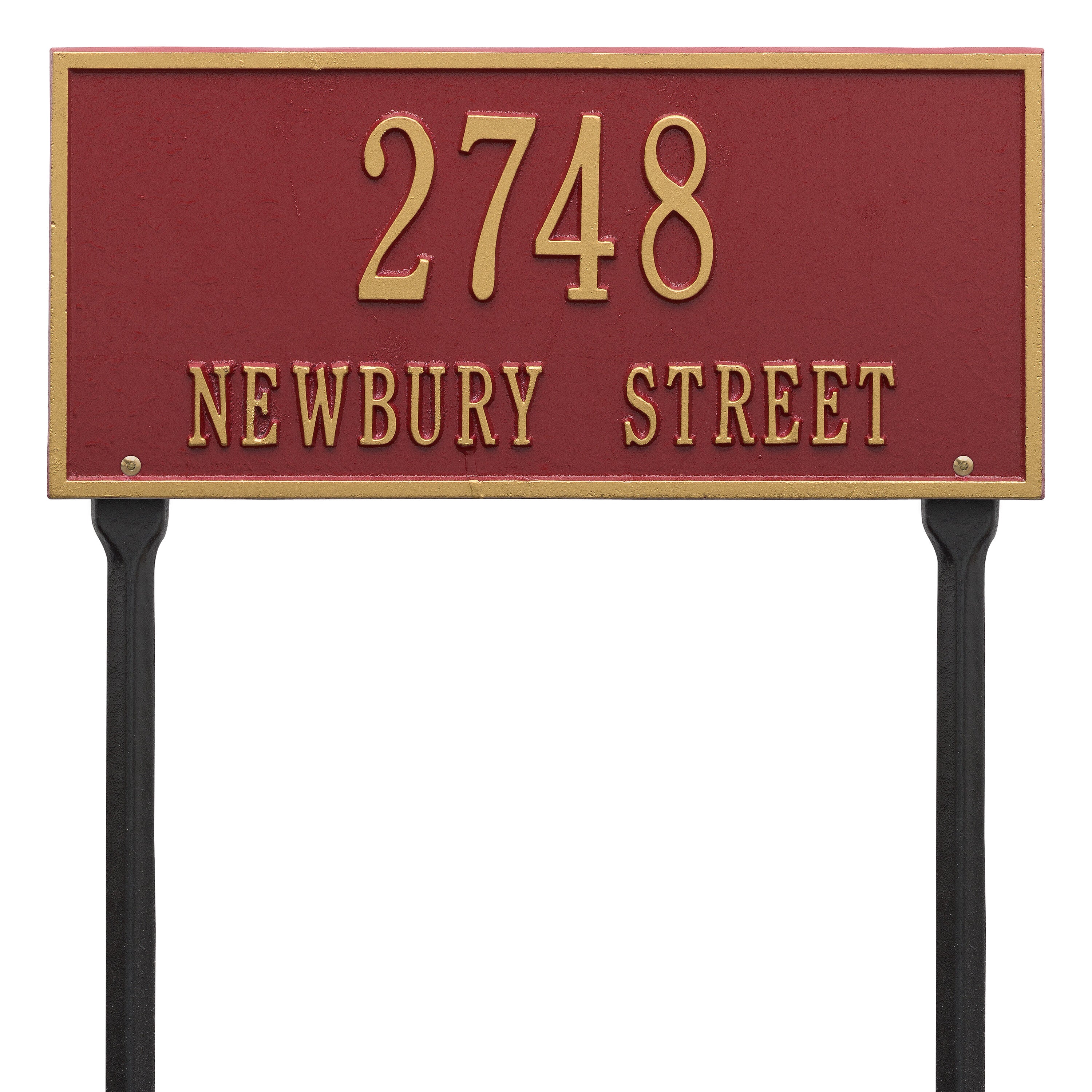 Hartford Standard Lawn Address Plaque