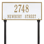 Hartford Standard Lawn Address Plaque