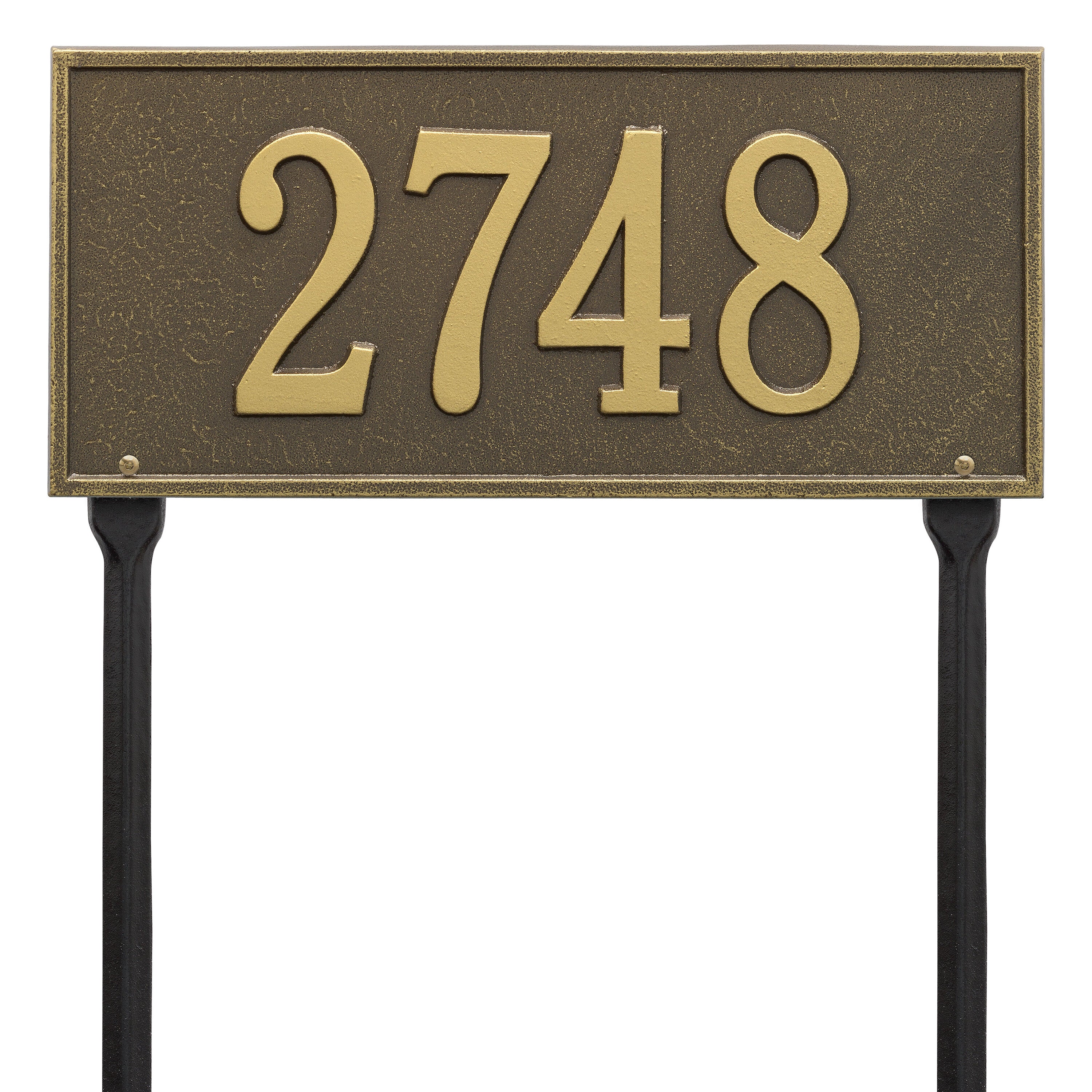 Hartford Standard Lawn Address Plaque
