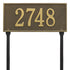 Hartford Standard Lawn Address Plaque