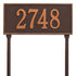 Hartford Standard Lawn Address Plaque