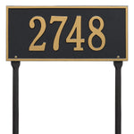 Hartford Standard Lawn Address Plaque