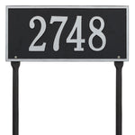 Hartford Standard Lawn Address Plaque