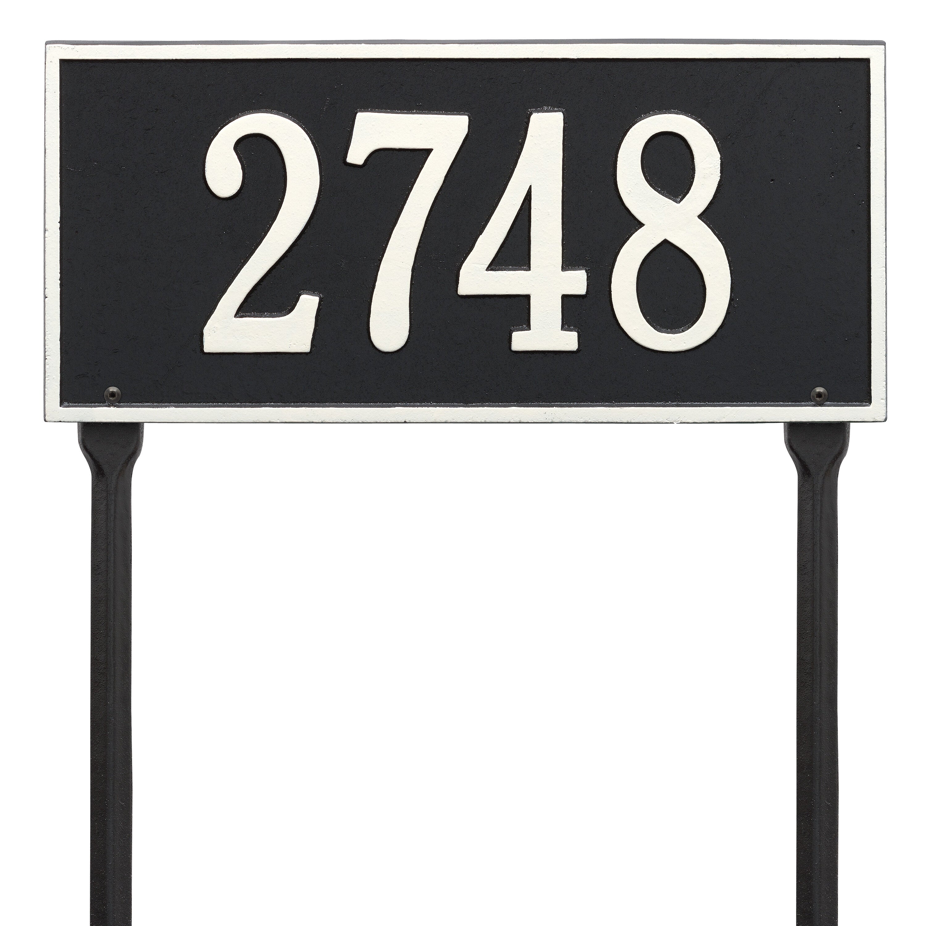 Hartford Standard Lawn Address Plaque