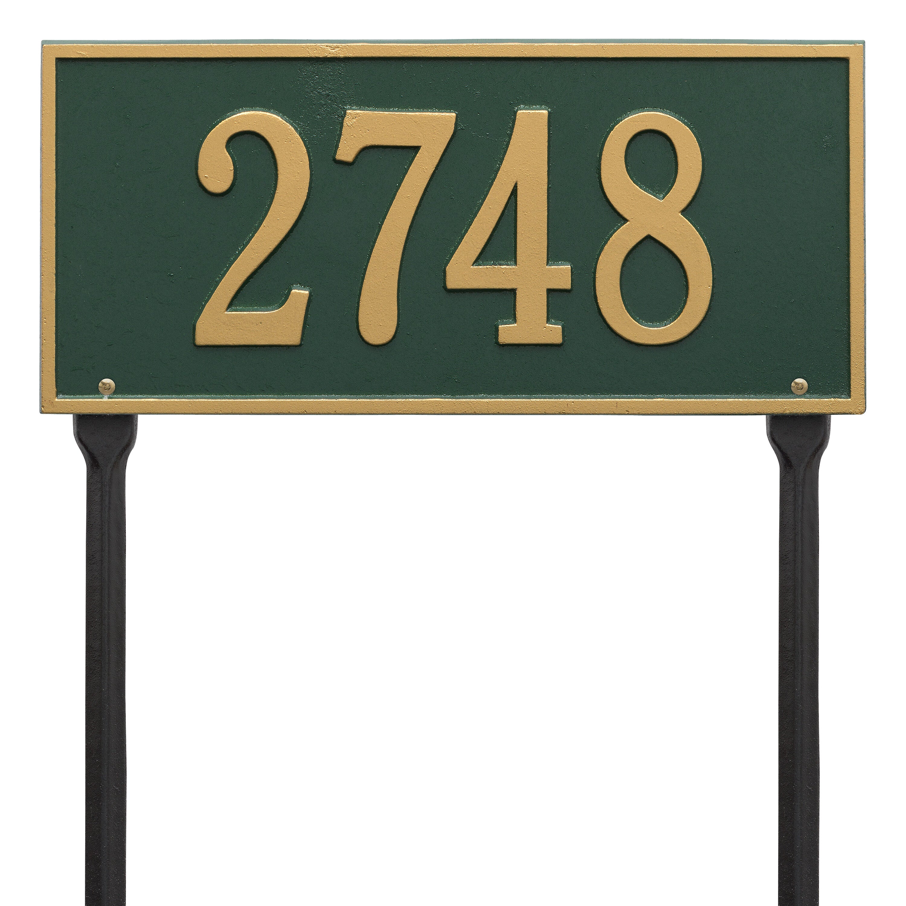Hartford Standard Lawn Address Plaque