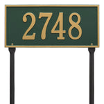 Hartford Standard Lawn Address Plaque