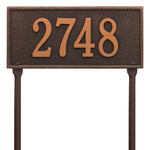 Hartford Standard Lawn Address Plaque