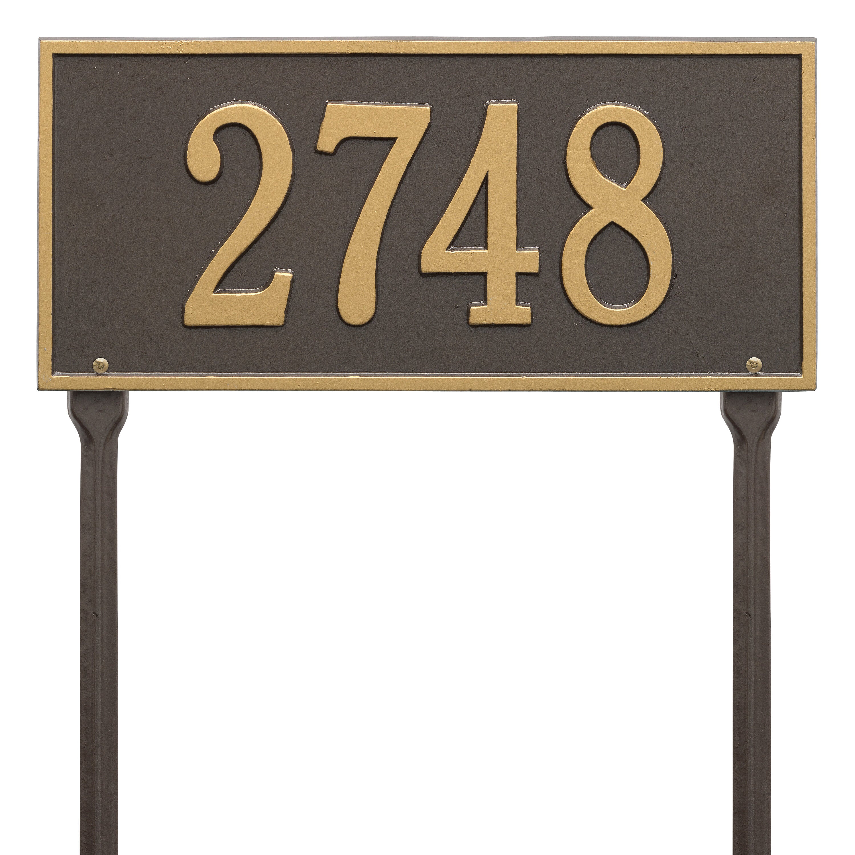 Hartford Standard Lawn Address Plaque