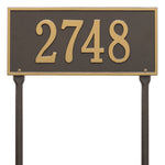 Hartford Standard Lawn Address Plaque