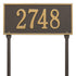 Hartford Standard Lawn Address Plaque