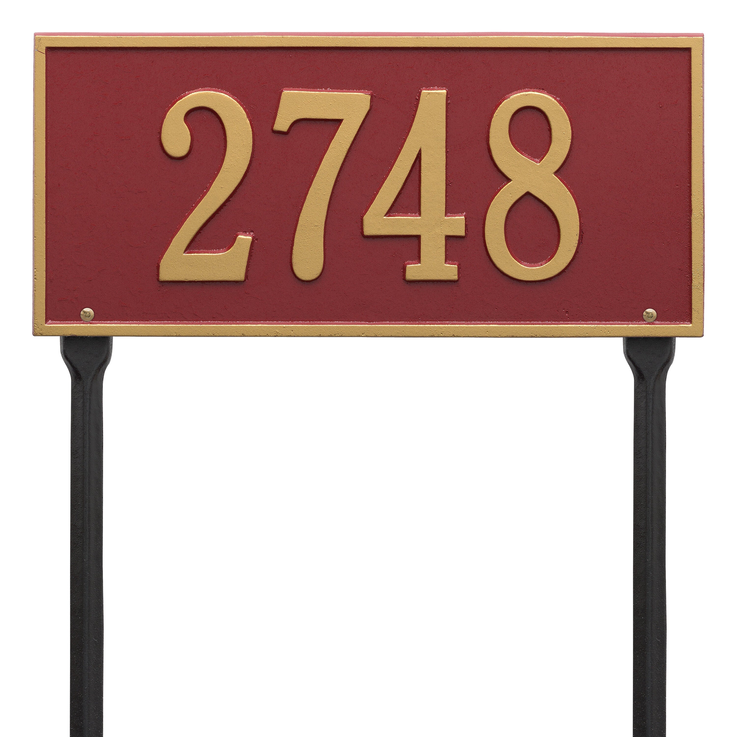 Hartford Standard Lawn Address Plaque