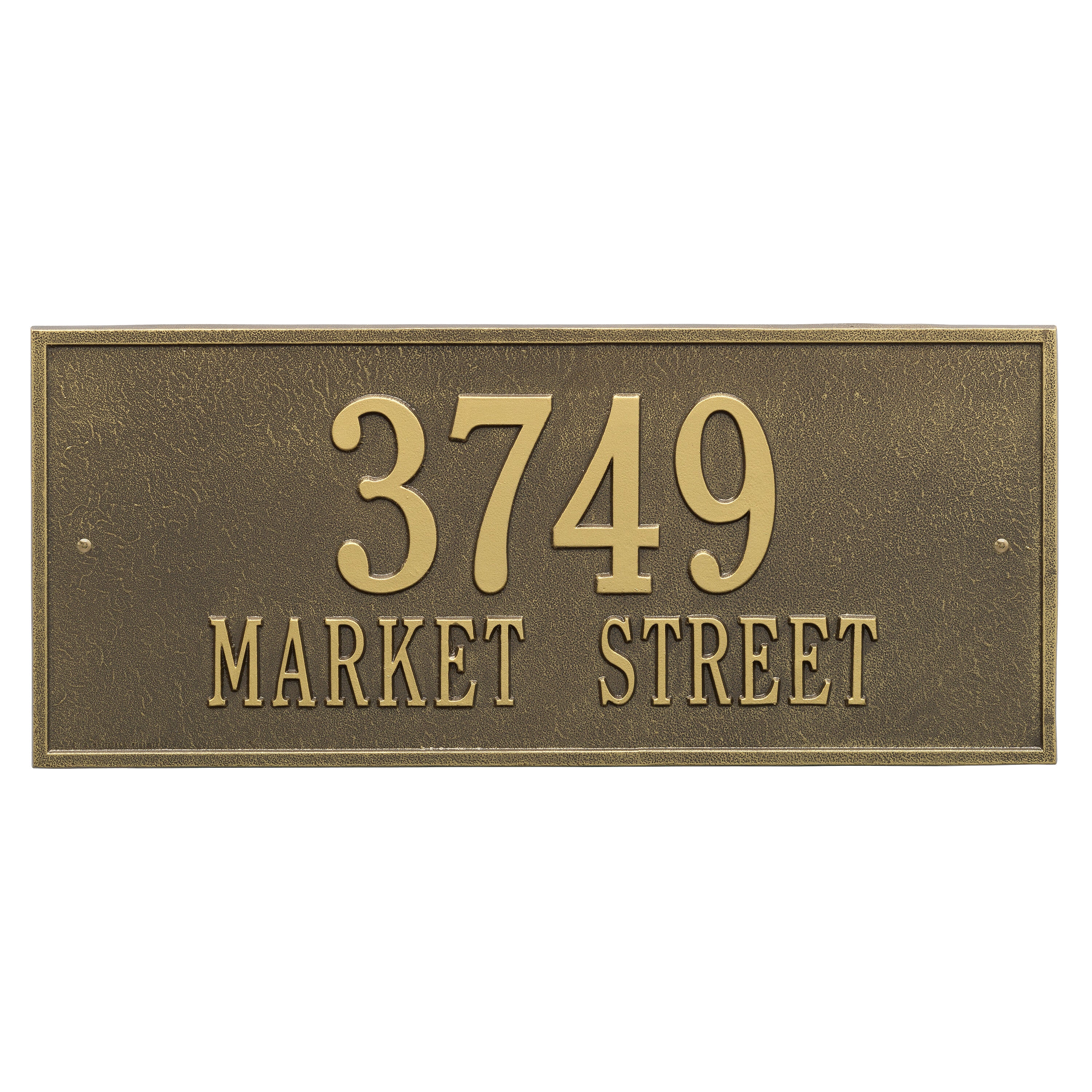 Hartford Estate Wall Address Plaque