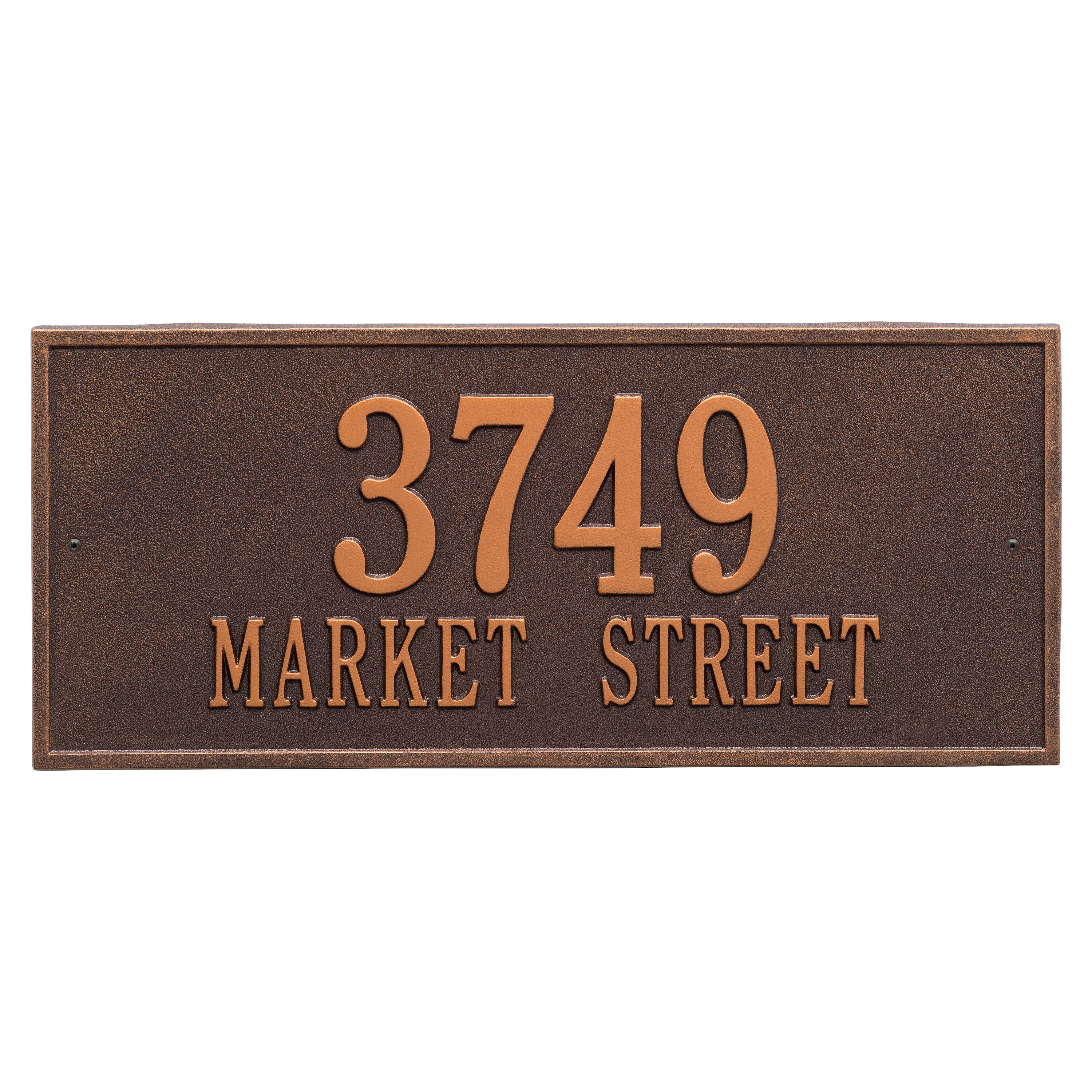 Hartford Estate Wall Address Plaque