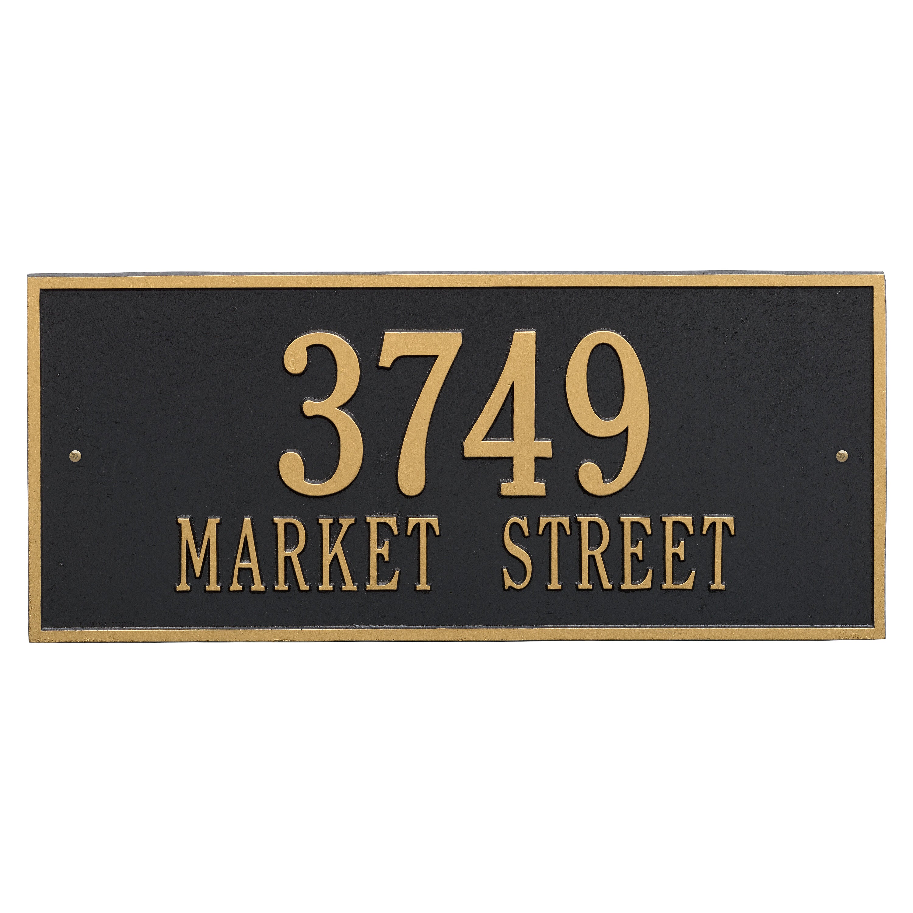 Hartford Estate Wall Address Plaque