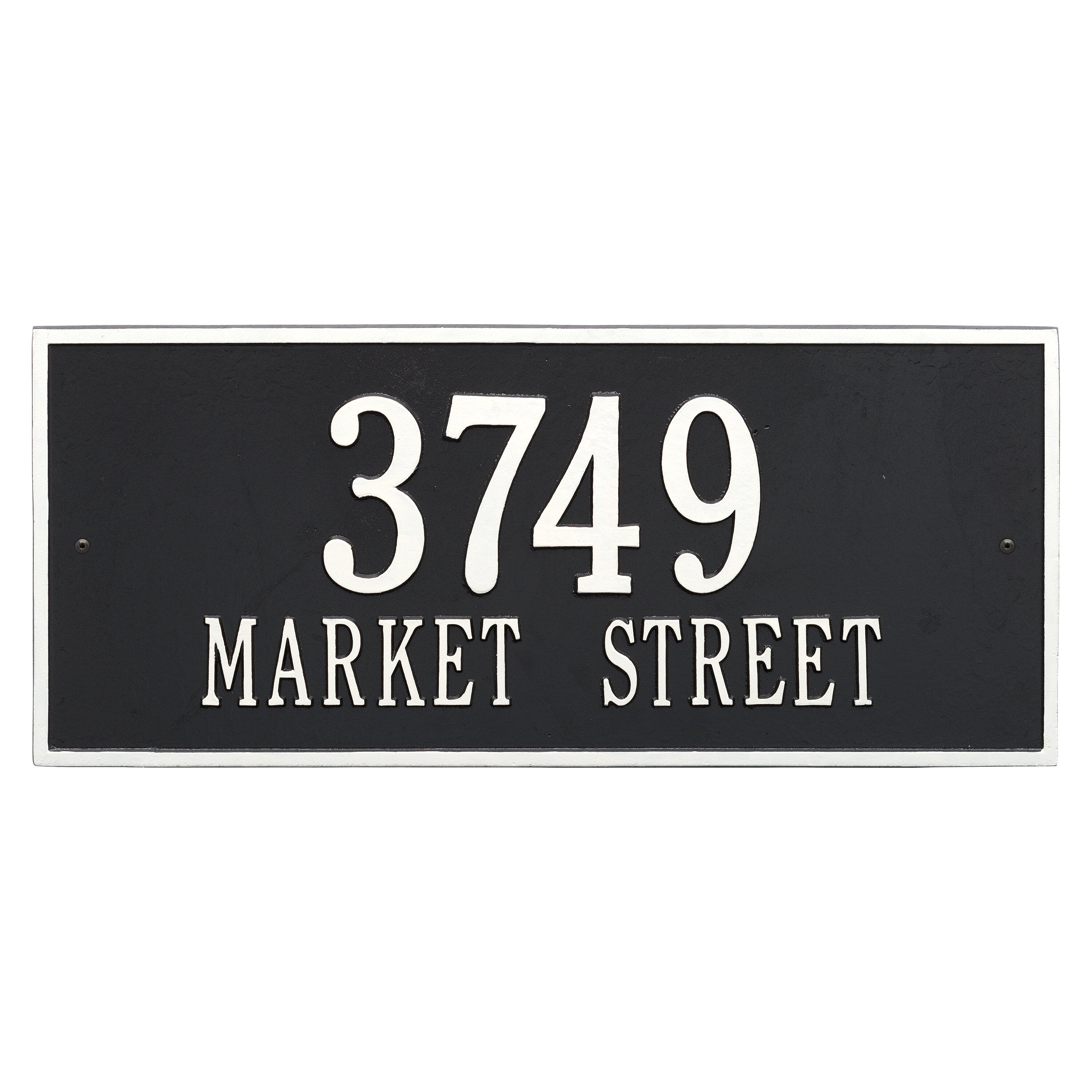 Hartford Estate Wall Address Plaque