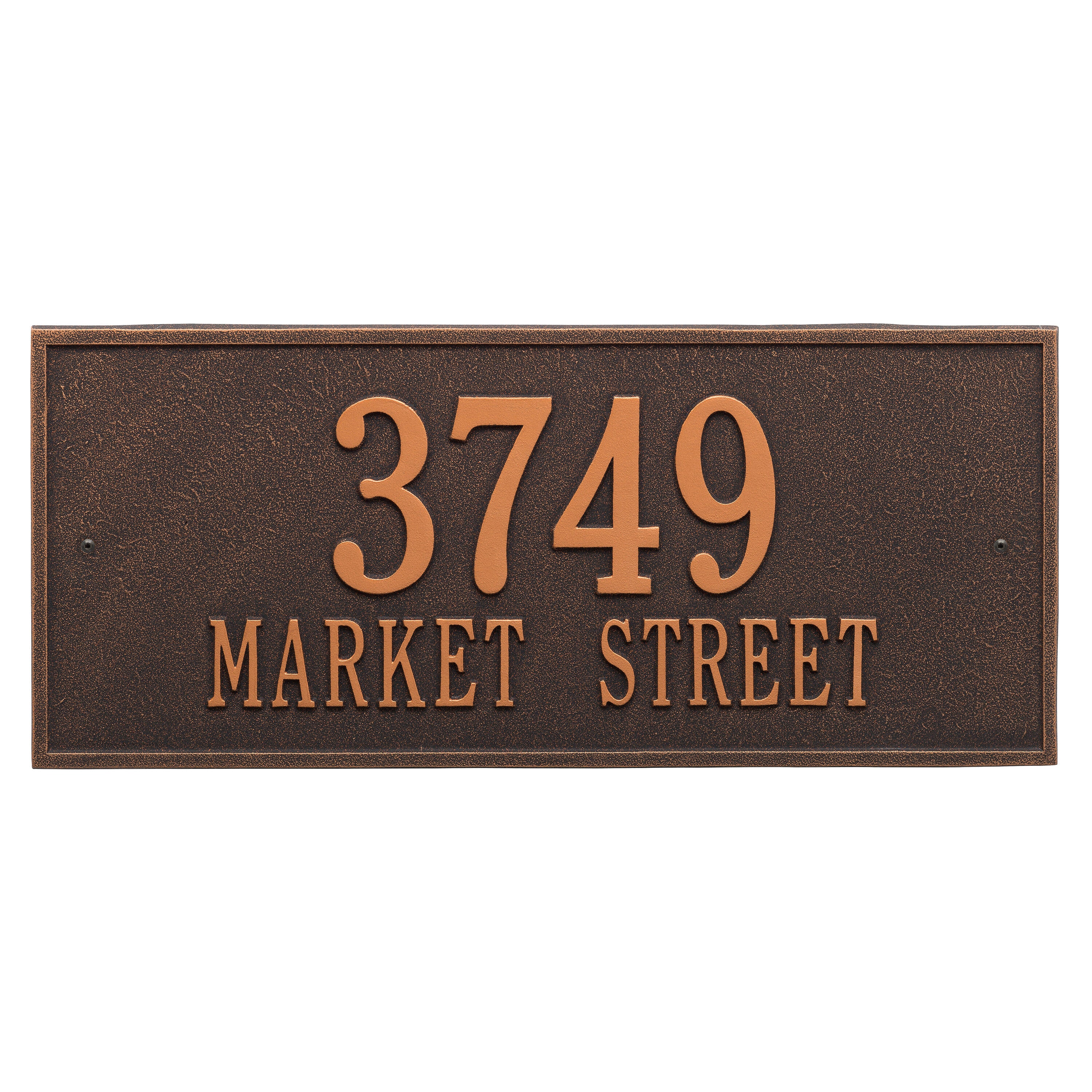 Hartford Estate Wall Address Plaque