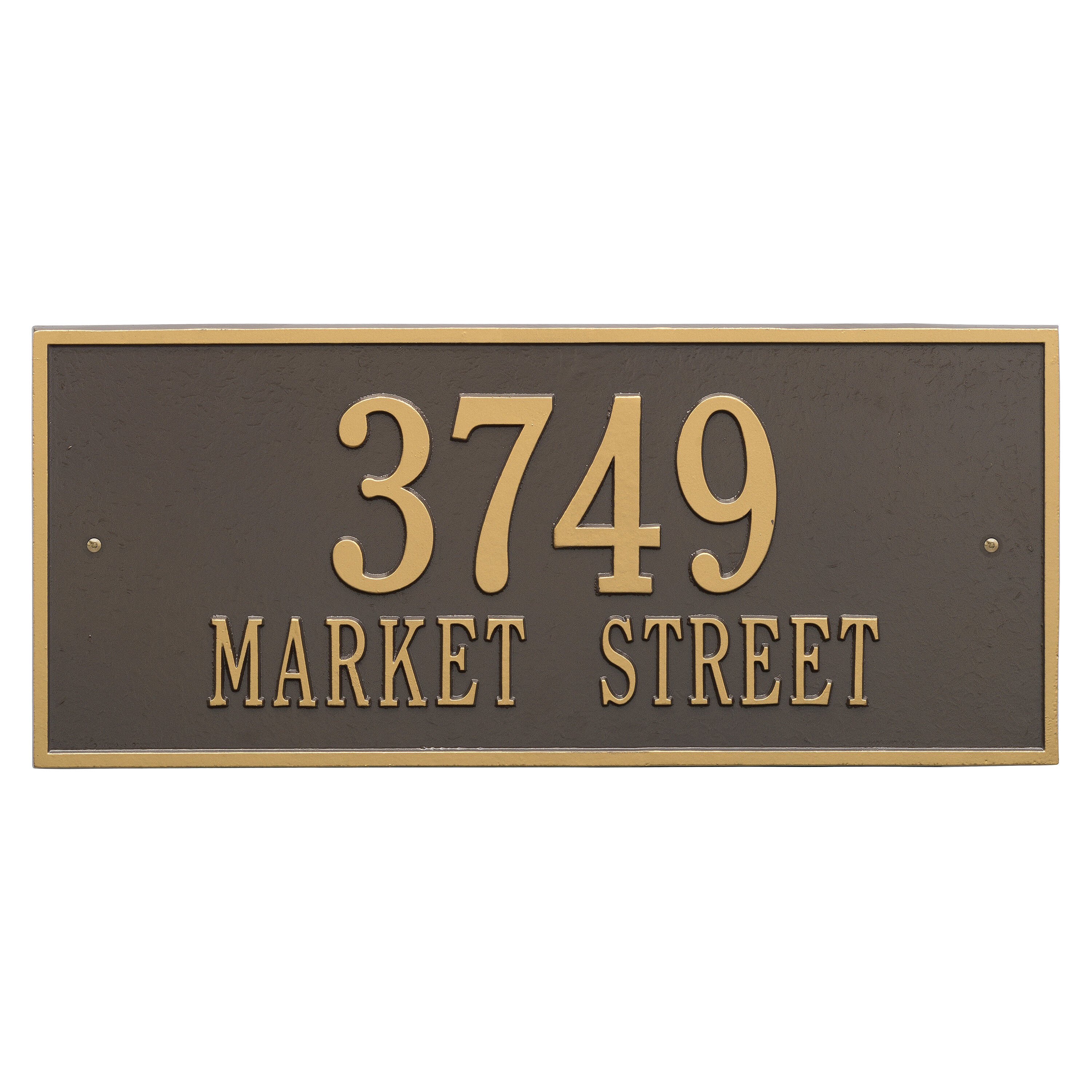 Hartford Estate Wall Address Plaque