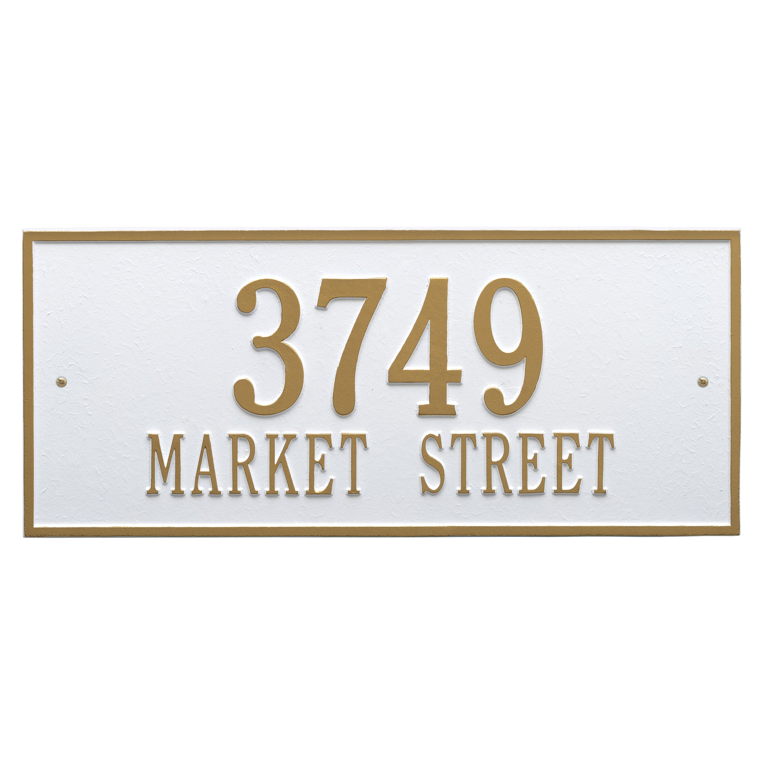 Hartford Estate Wall Address Plaque
