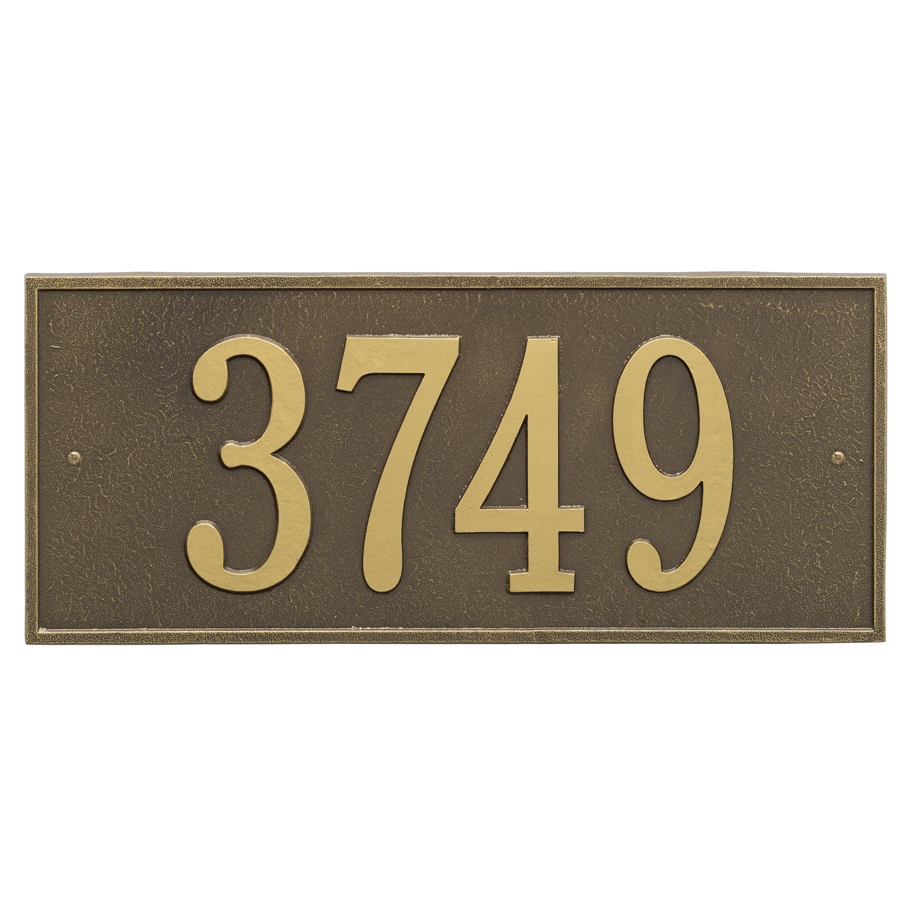 Hartford Estate Wall Address Plaque