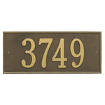Hartford Estate Wall Address Plaque