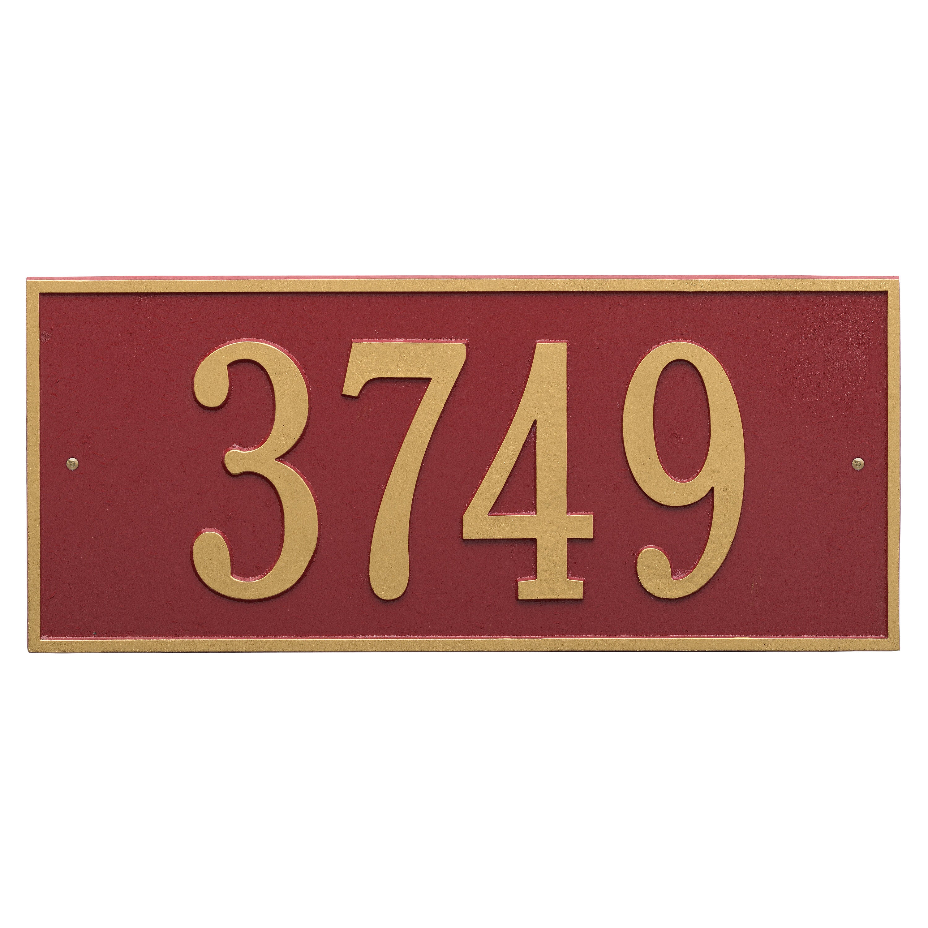 Hartford Estate Wall Address Plaque