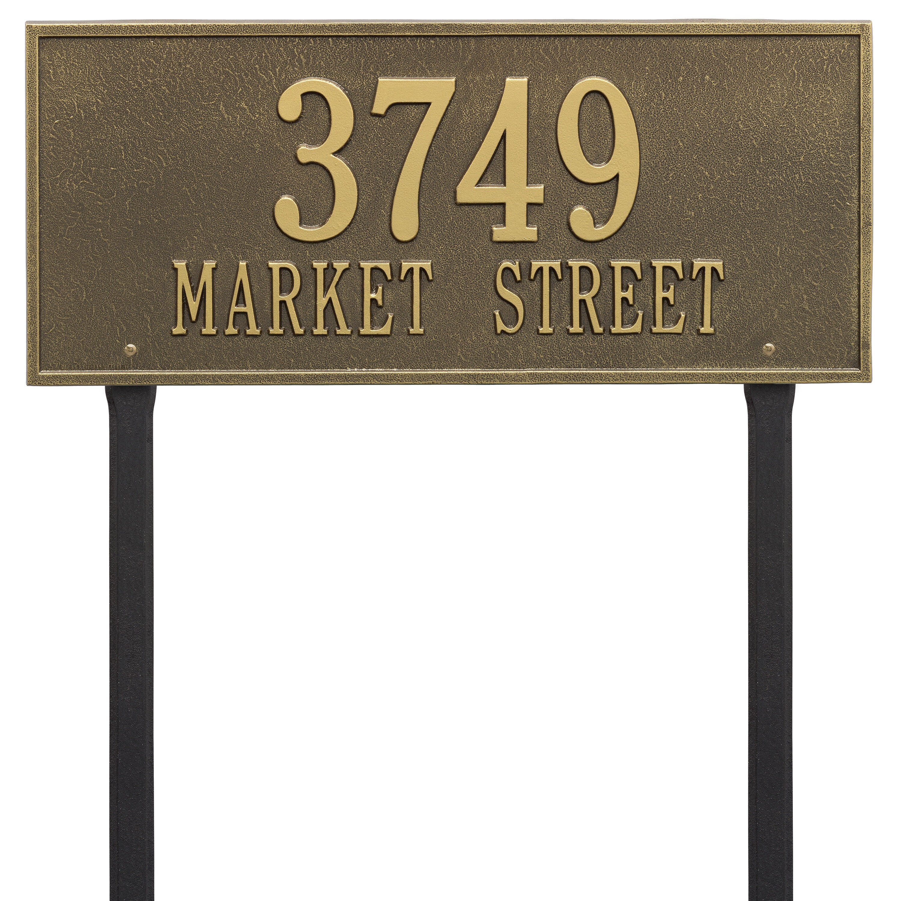Hartford Estate Lawn Address Plaque