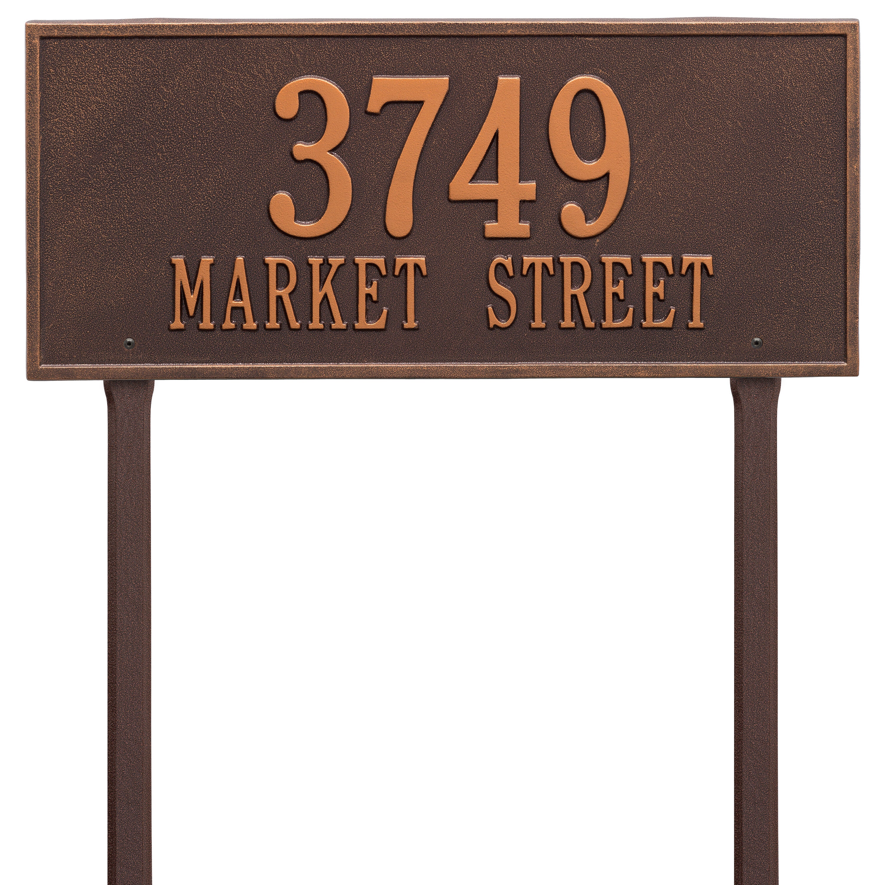 Hartford Estate Lawn Address Plaque