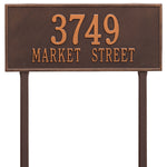 Hartford Estate Lawn Address Plaque