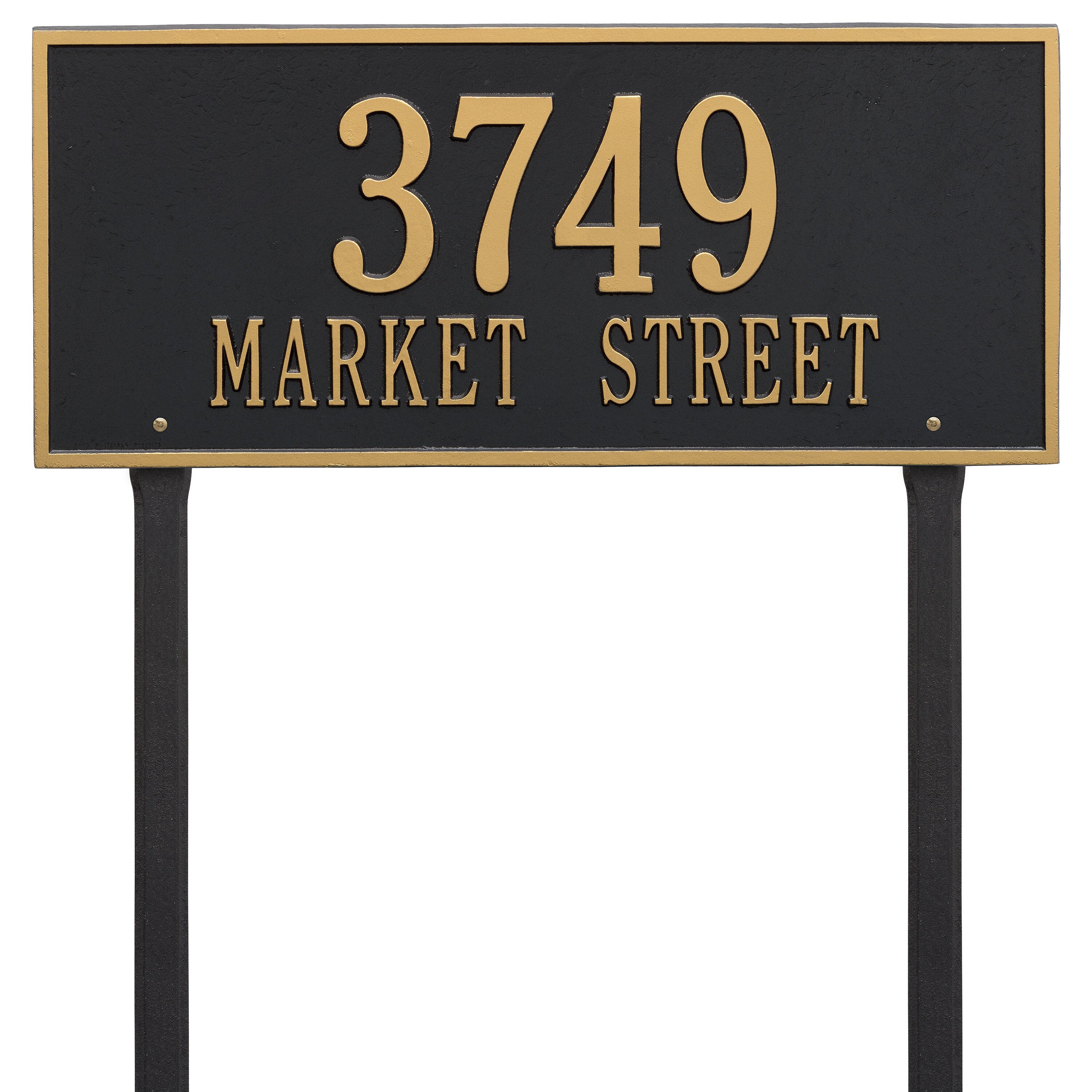 Hartford Estate Lawn Address Plaque