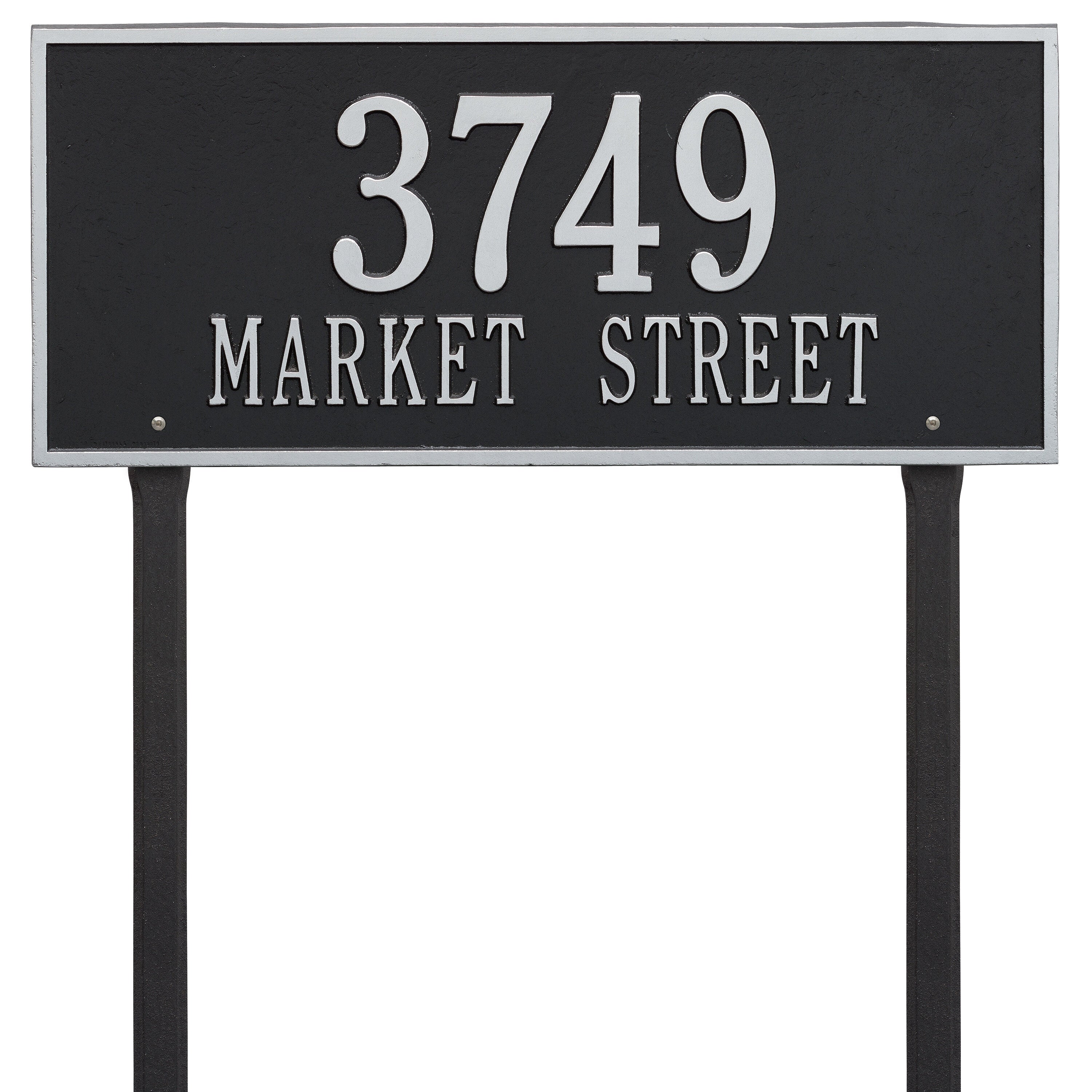 Hartford Estate Lawn Address Plaque