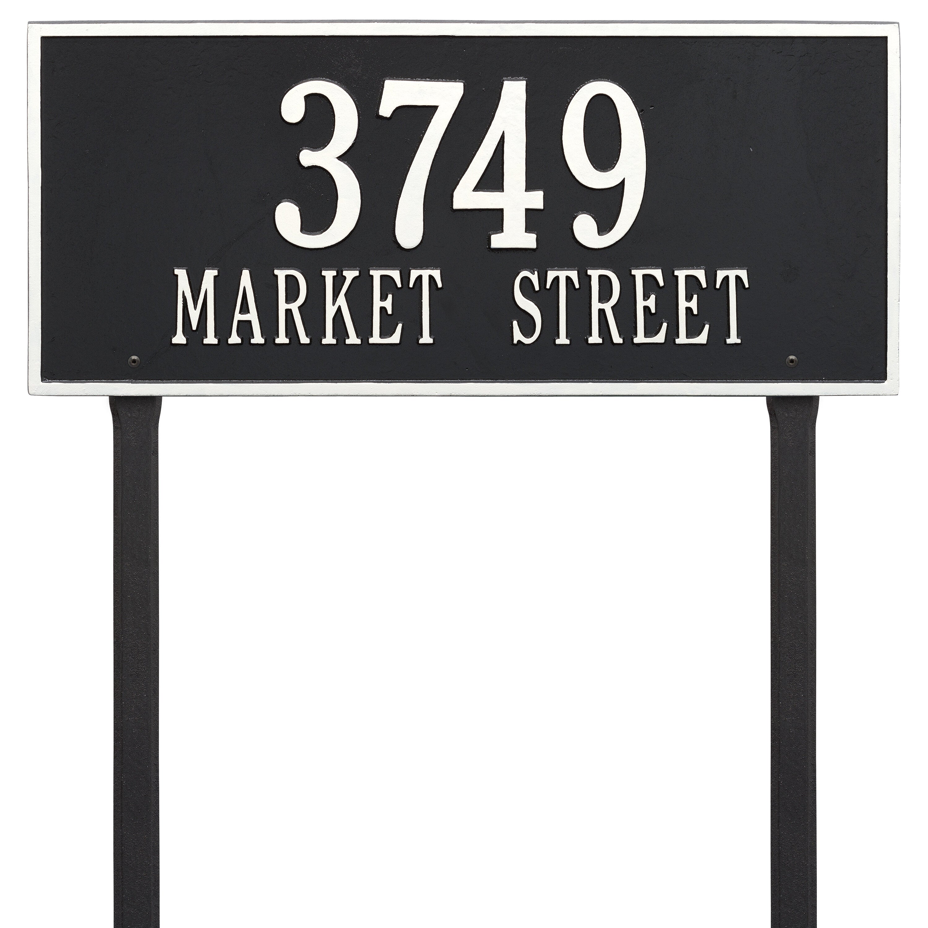 Hartford Estate Lawn Address Plaque