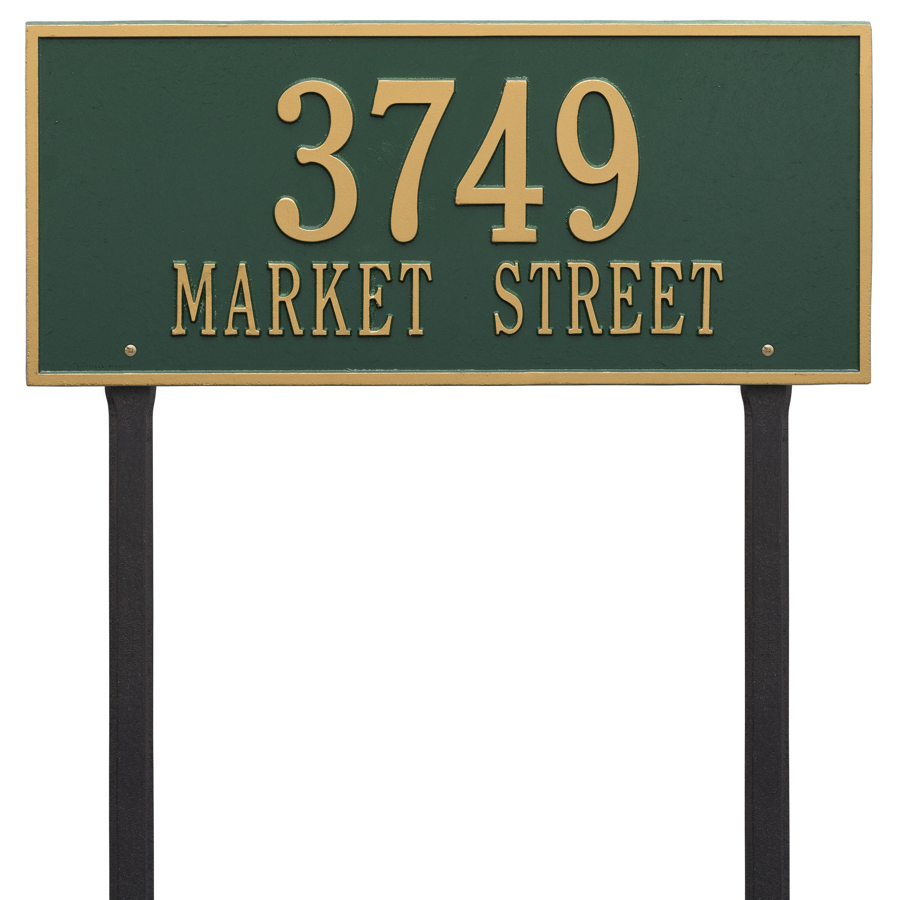 Hartford Estate Lawn Address Plaque