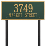 Hartford Estate Lawn Address Plaque