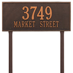Hartford Estate Lawn Address Plaque