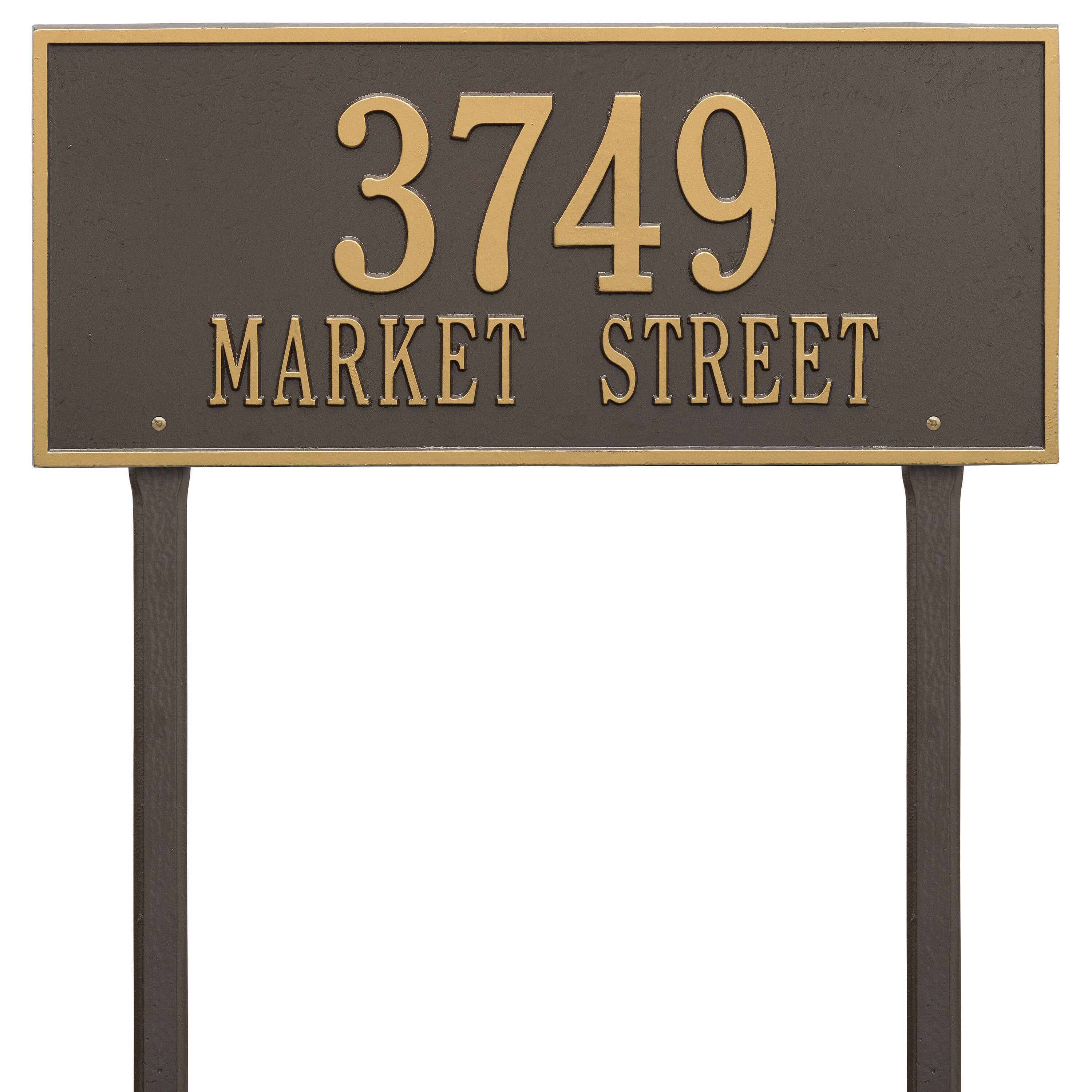 Hartford Estate Lawn Address Plaque