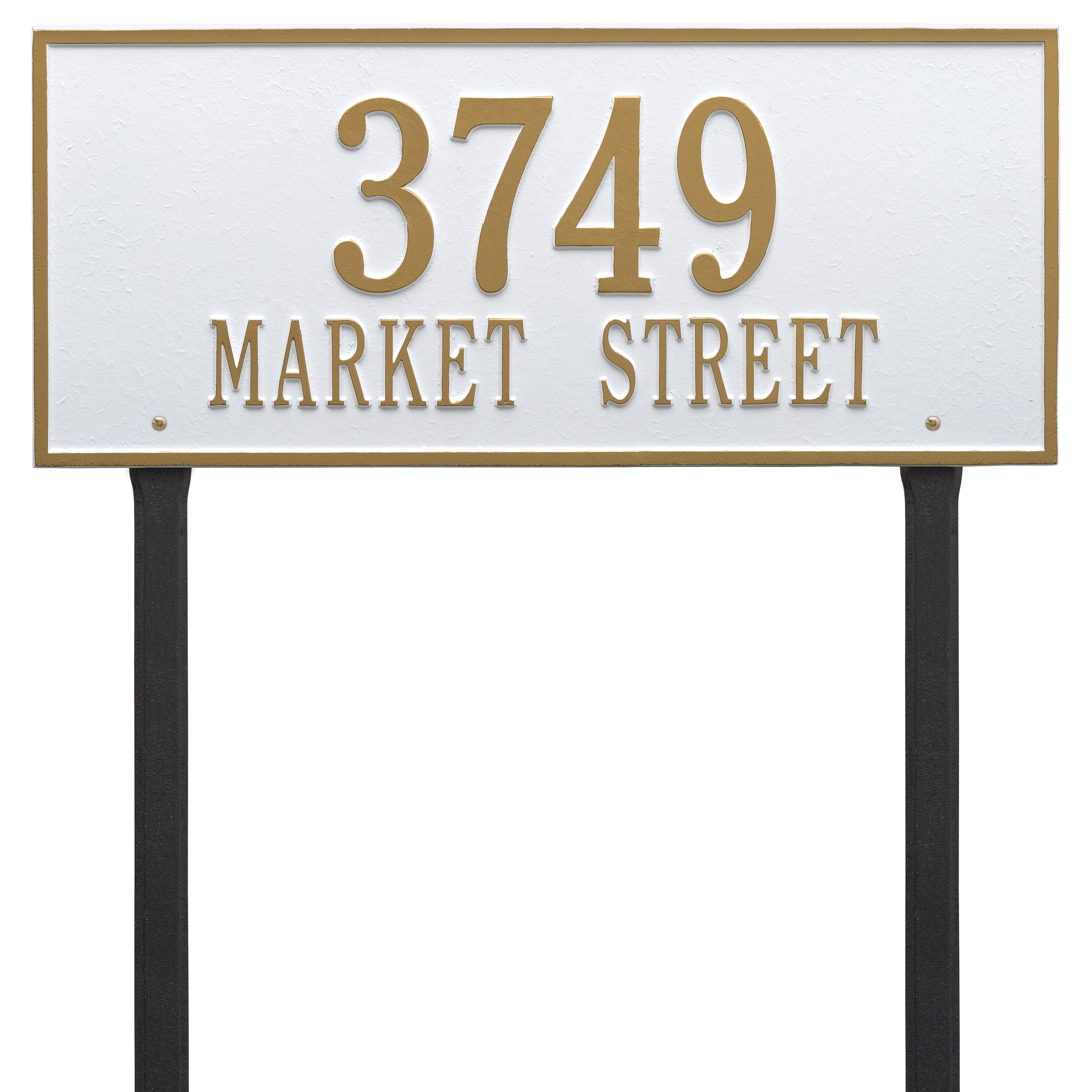 Hartford Estate Lawn Address Plaque