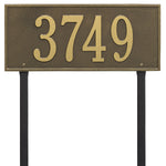 Hartford Estate Lawn Address Plaque