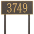 Hartford Estate Lawn Address Plaque