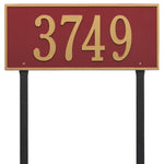 Hartford Estate Lawn Address Plaque