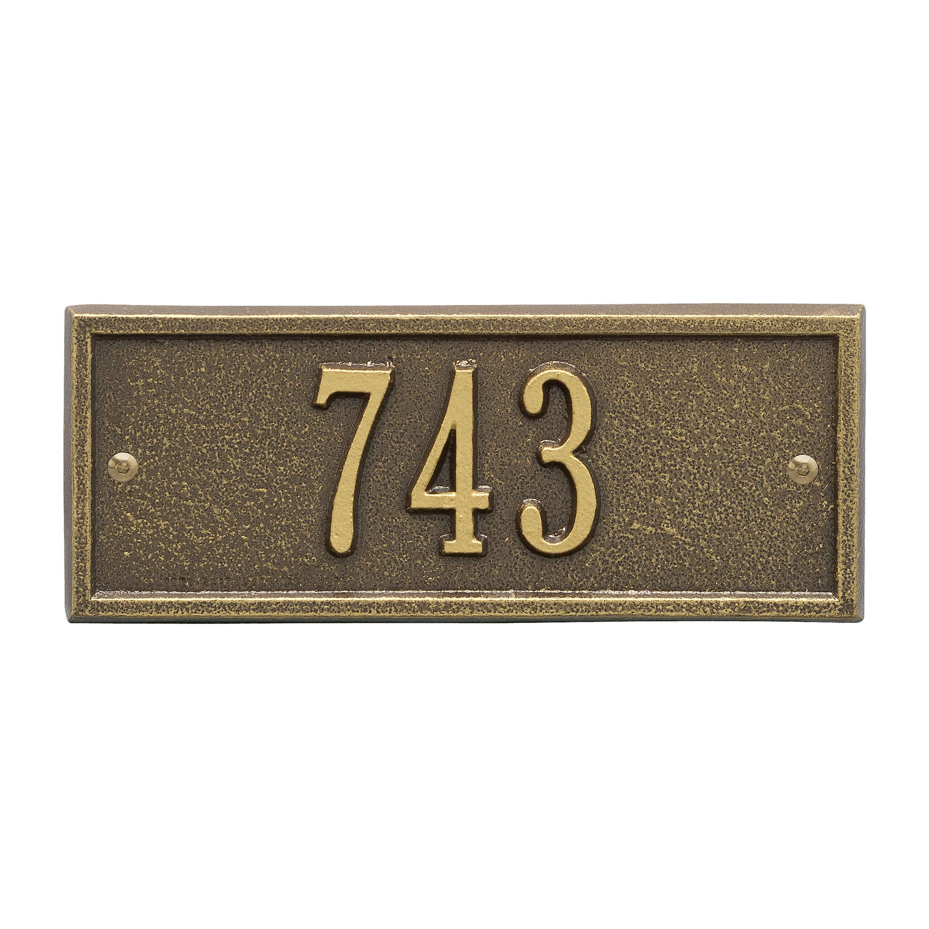 Hartford Petite Wall Address Plaque