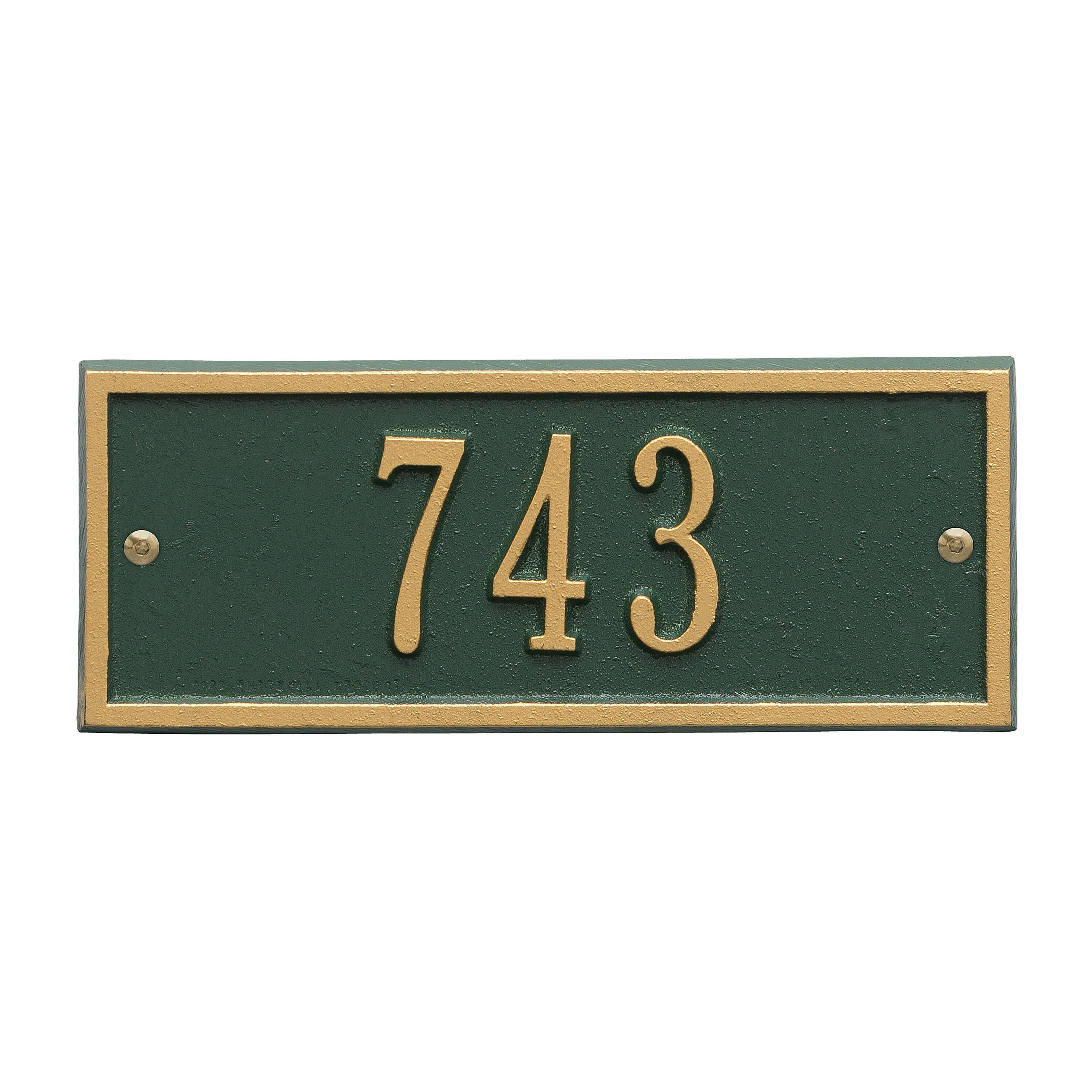Hartford Petite Wall Address Plaque