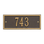 Hartford Petite Wall Address Plaque