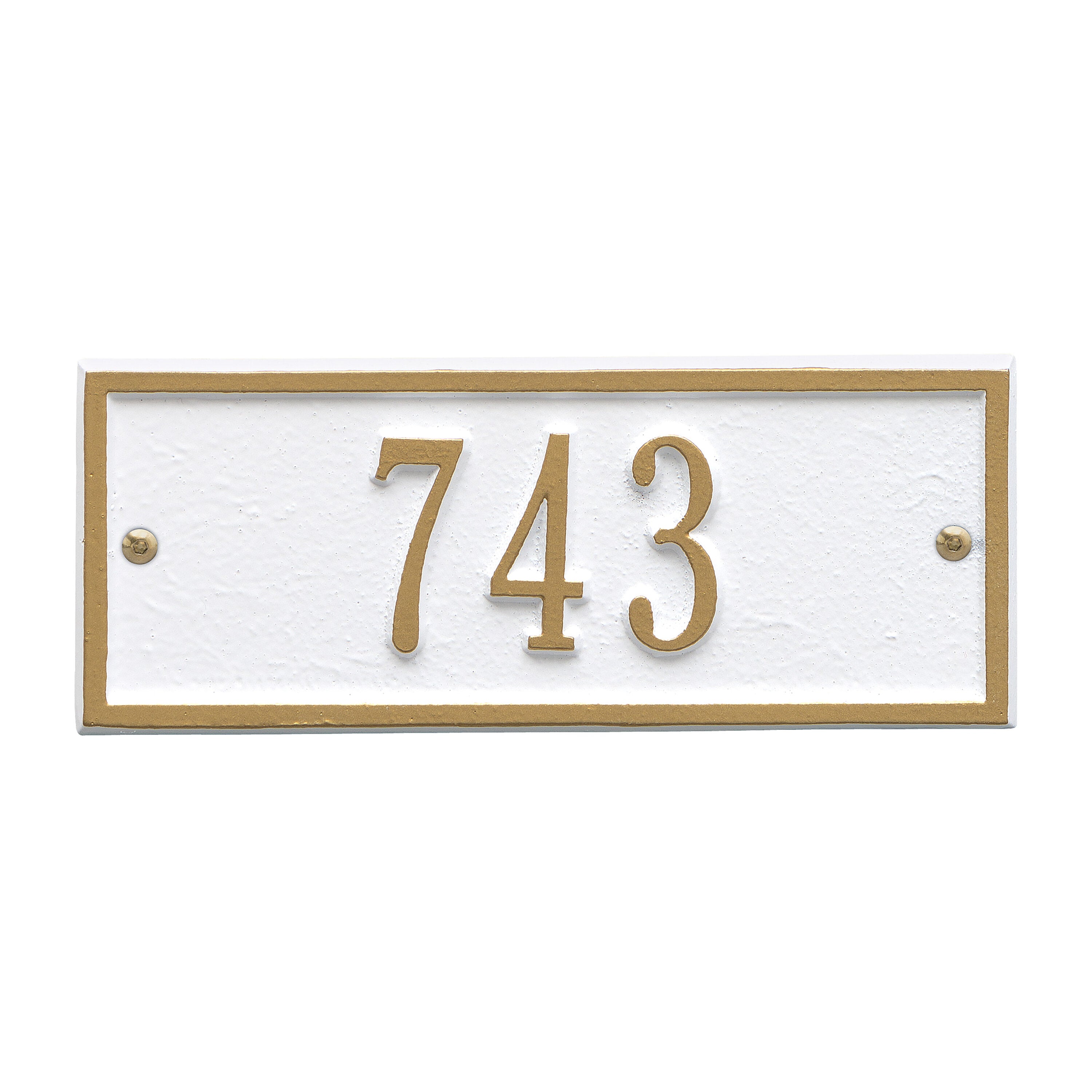 Hartford Petite Wall Address Plaque