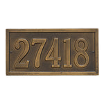 Bismark Wall Address Plaque